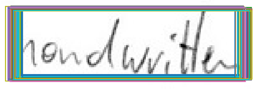 bounding boxes before clustering
